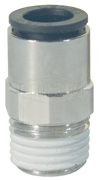 Legris Nylon/Nickel-Plated Brass Push-In Male Connector